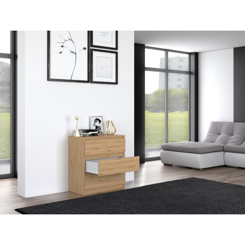 KOMODA MALWA M3 70 - DĄB ARTISAN