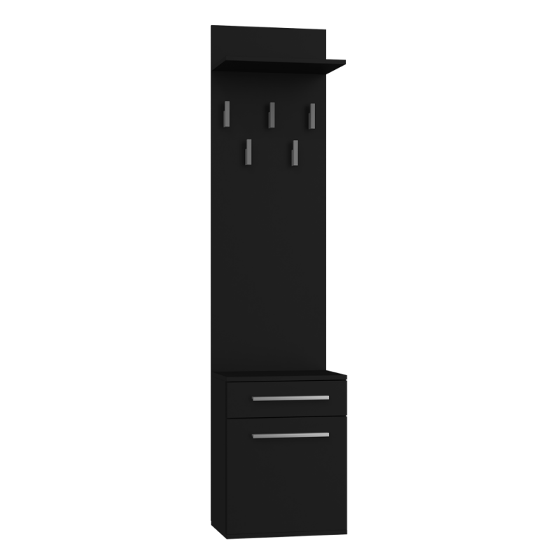 WIESZAK SZAFKA NA BUTY DUO CZERŃ MAT WIESZAK SZAFKA NA BUTY DUO CZERŃ MAT