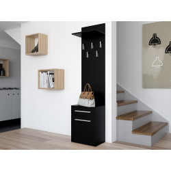 WIESZAK SZAFKA NA BUTY DUO CZERŃ MAT WIESZAK SZAFKA NA BUTY DUO CZERŃ MAT