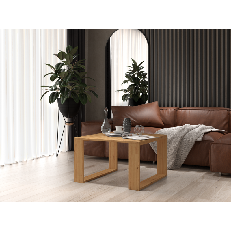 STOLIK KAWOWY ŁAWA LOFT MODERN MINI DĄB ARTISAN