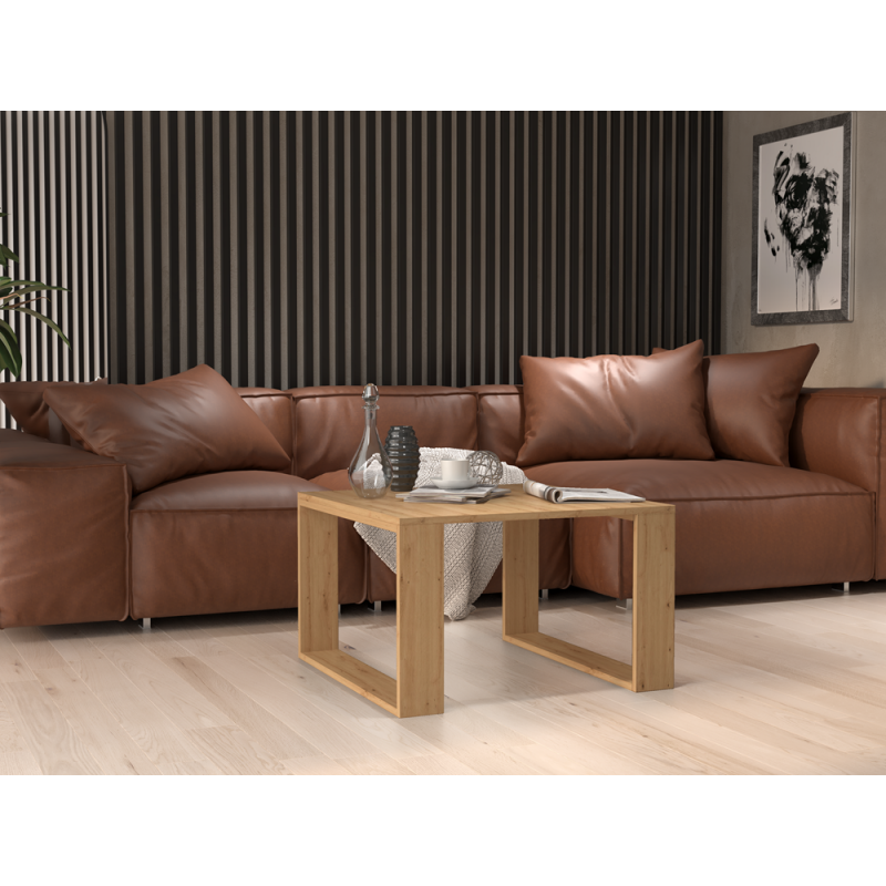 STOLIK KAWOWY ŁAWA LOFT MODERN MINI DĄB ARTISAN