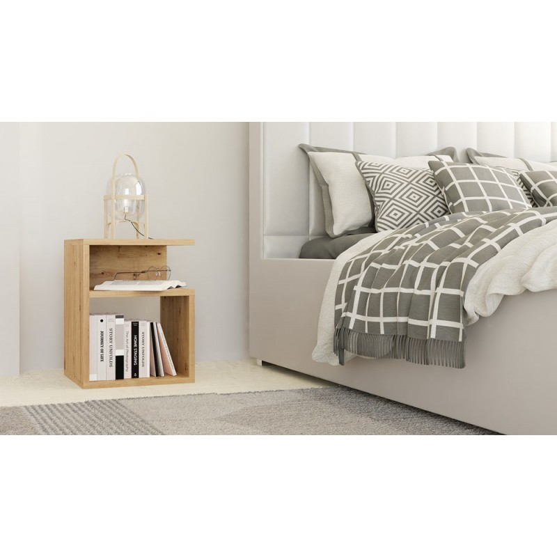 SZAFKA NOCNA STOLIK KOMODA SYPIALNIA TINI DĄB ARTISAN