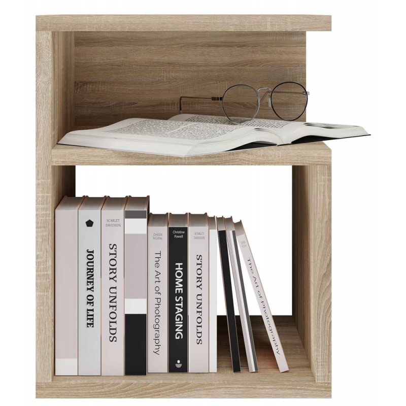 SZAFKA NOCNA STOLIK KOMODA SYPIALNIA TINI DĄB SONOMA