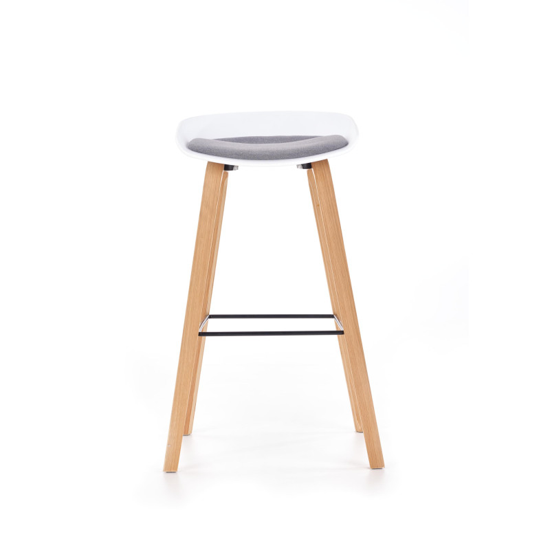 H86 hoker biało / popiel (1p 2szt)