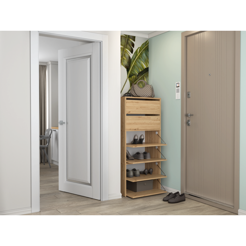 SZAFKA NA BUTY MODO DĄB ARTISAN