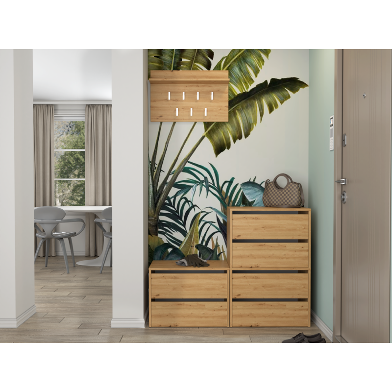 SZAFKA NA BUTY MODO DĄB ARTISAN