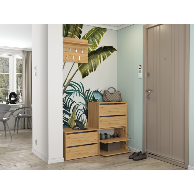 SZAFKA NA BUTY MODO DĄB ARTISAN