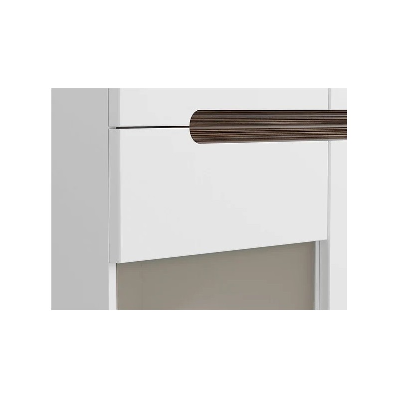 Komoda Azteca Trio 2W1D3S Black Red White