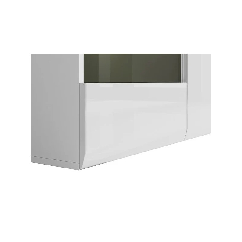 Komoda Azteca Trio 2W1D3S Black Red White