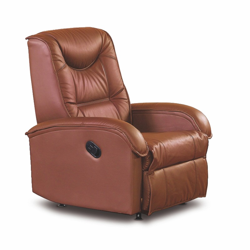 Rozkładany fotel wypoczynkowy Finch brązowy