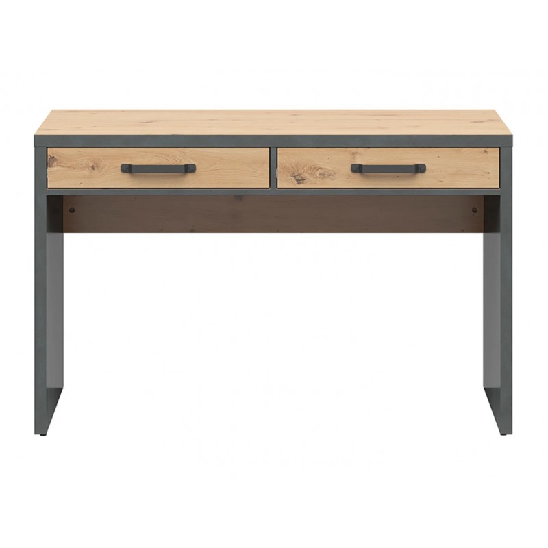 Biurko Weston Black Red White sosna old style/matera