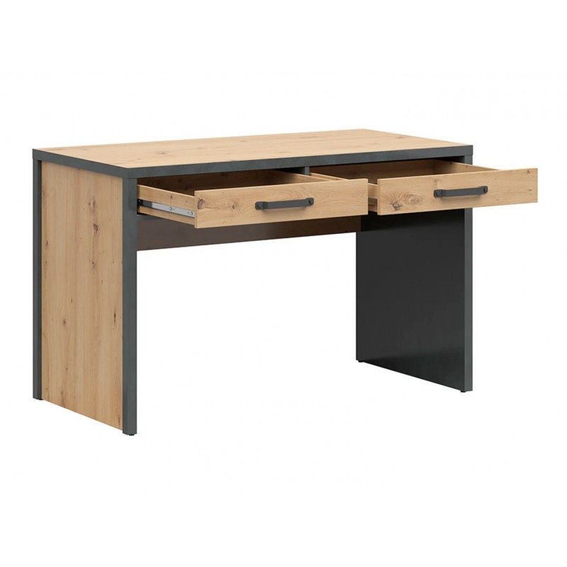 Biurko Weston Black Red White sosna old style/matera