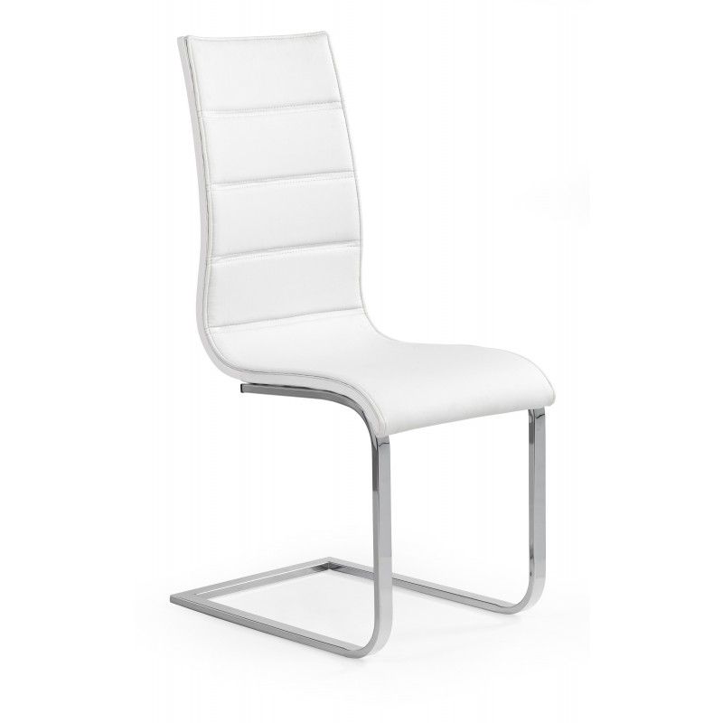 K104 krzesło biały/biały ekoskóra (2p 4szt)