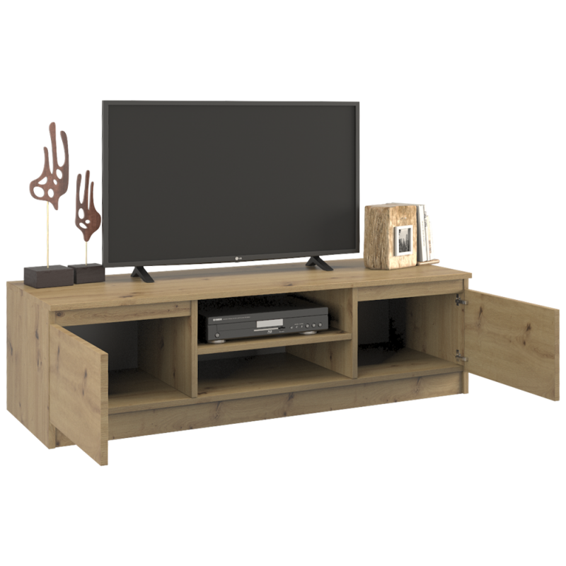 STOLIK RTV MALWA 120 - DĄB ARTISAN