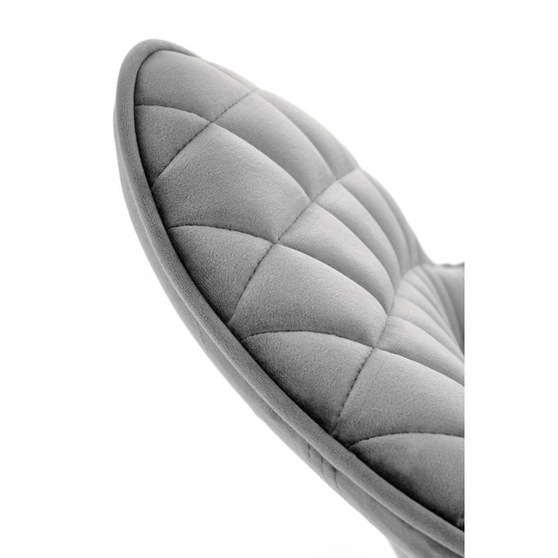 K520 krzesło nogi - czarne, siedzisko - ciemny popiel