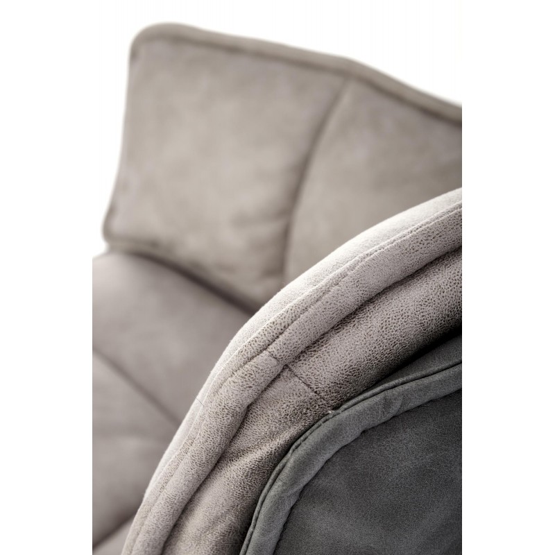 Krzesło Granada popielaty / czarny