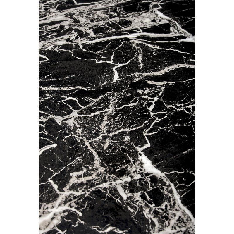 RAYMOND 2 stół, blat - czarny marmur, nogi - złoty