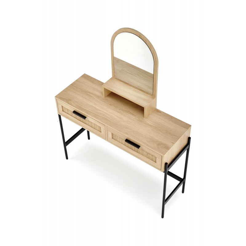 CARMEN konsolka naturalny / czarny