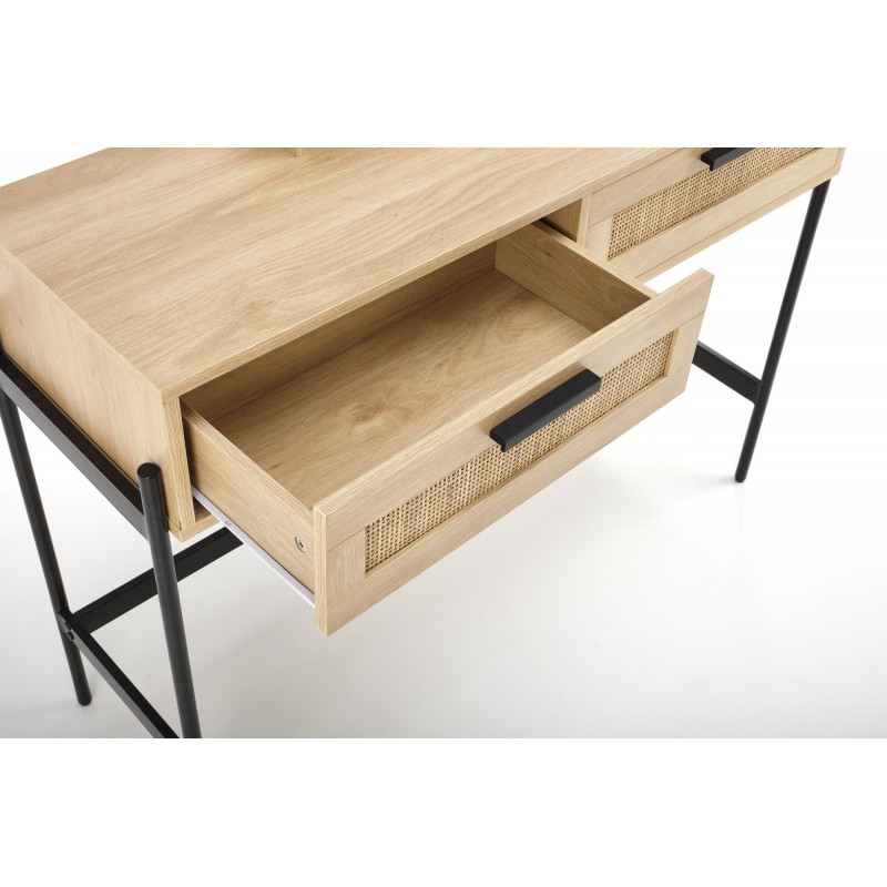 CARMEN konsolka naturalny / czarny