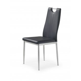 Krzesło tapicerowane Peony czarne