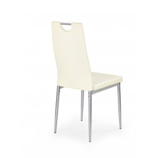 Krzesło tapicerowane Peony kremowe
