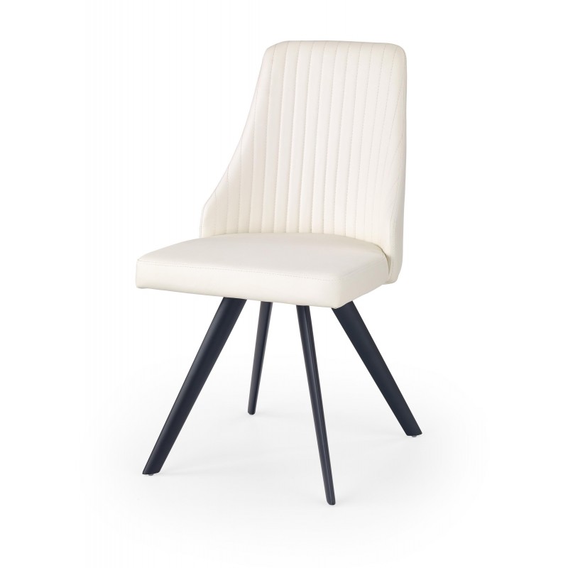 K206 krzesło biało / czarny (2p 4szt)
