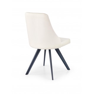 K206 krzesło biało / czarny (2p 4szt)