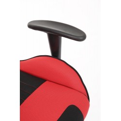CAYMAN fotel gabinetowy czerwony / czarny