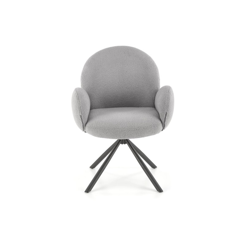 K498 krzesło popielaty