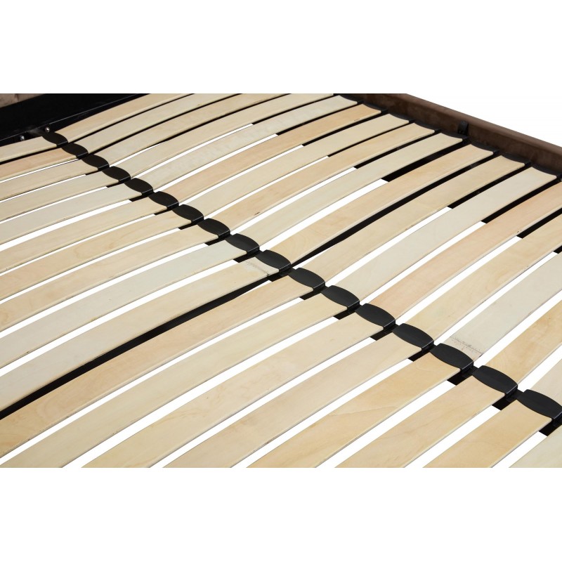 Łóżko tapicerowane PALERMO VELVET 160X200 beżowe