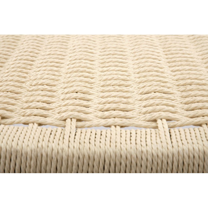 Minimalistyczny fotel wypoczynkowy Ember czarny/naturalny