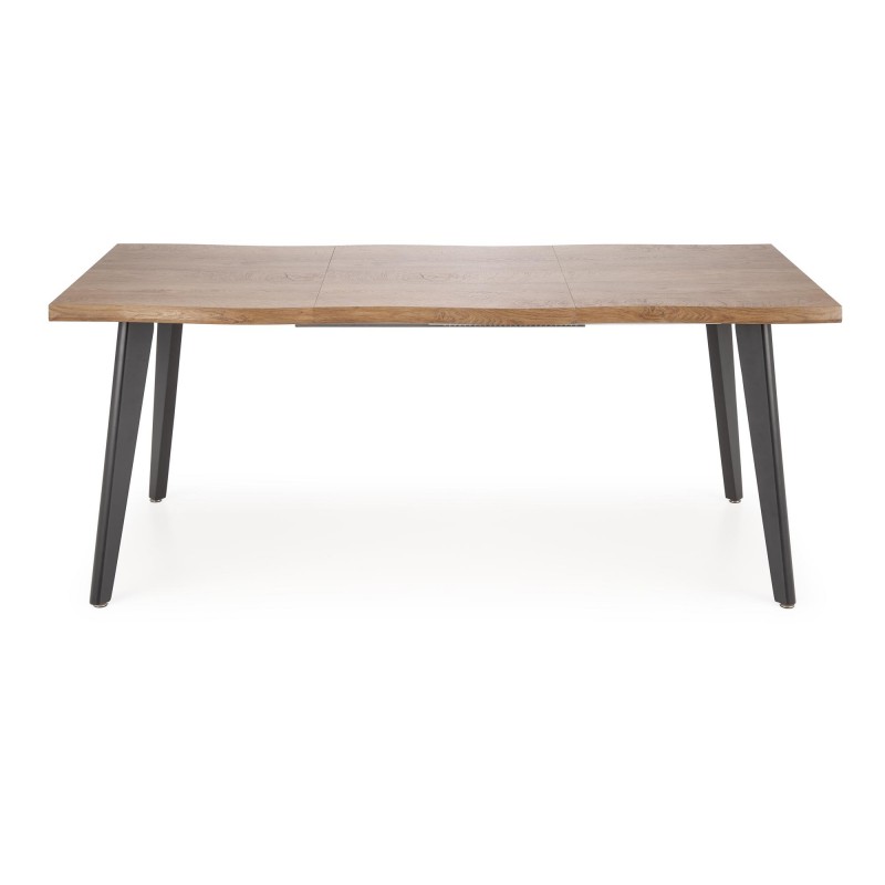 DICKSON 2 stół rozkładany 150-210/90 cm, blat - naturalny, nogi - czarny