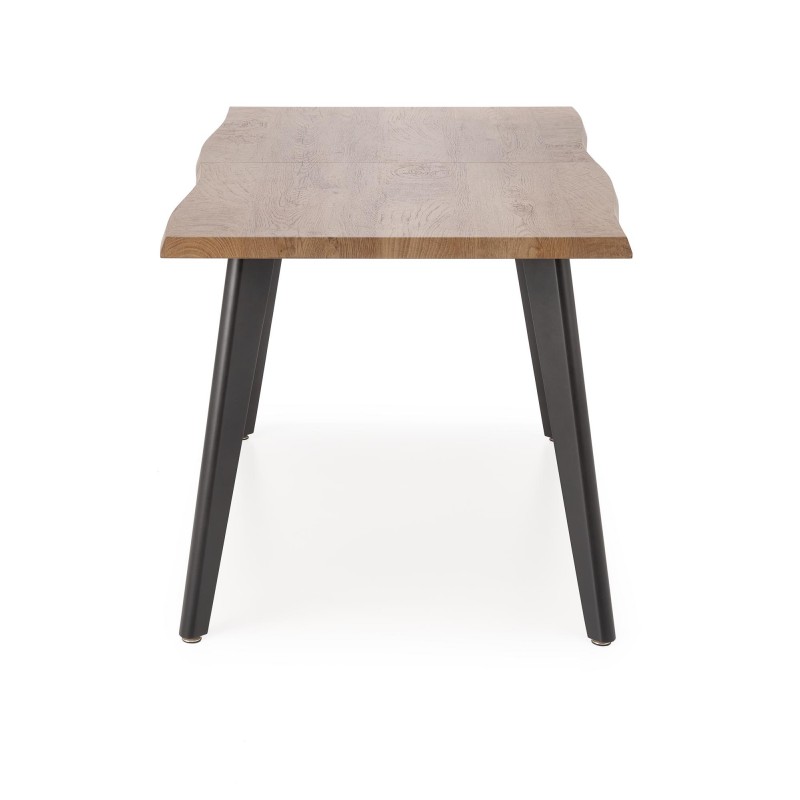 DICKSON 2 stół rozkładany 150-210/90 cm, blat - naturalny, nogi - czarny