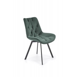 Krzesło tapicerowane Primrose ciemny zielony
