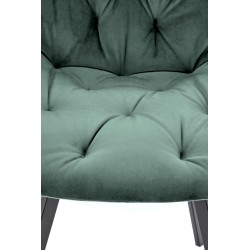 Krzesło tapicerowane Primrose ciemny zielony