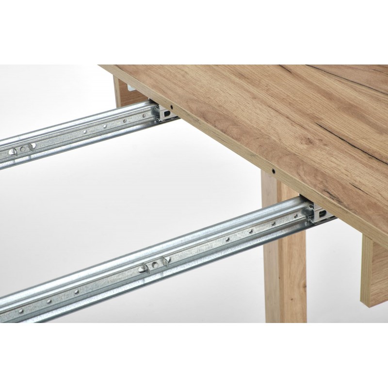 RINGO stół kolor blat dąb craft, nogi - dąb craft (102-142x102x76 cm)