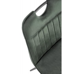 Krzesło tapicerowane Breeze ciemnozielone