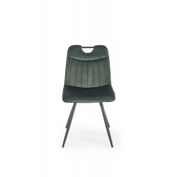 Krzesło tapicerowane Breeze ciemnozielone