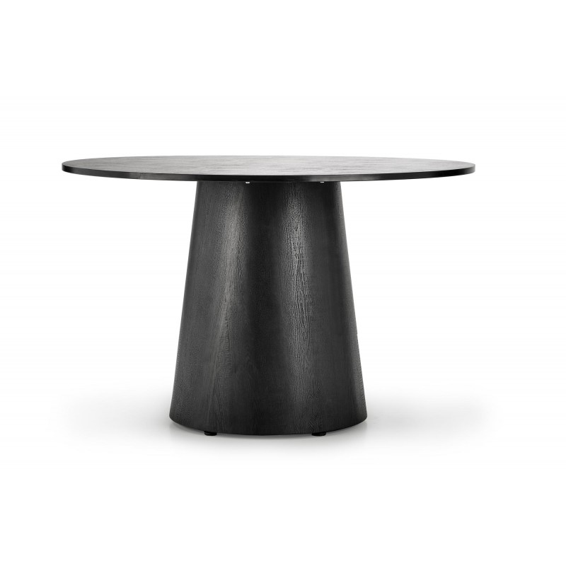 GINTER stół okrągły, czarny GINTER stół okrągły, czarny