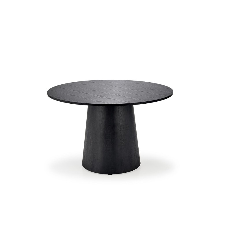 GINTER stół okrągły, czarny