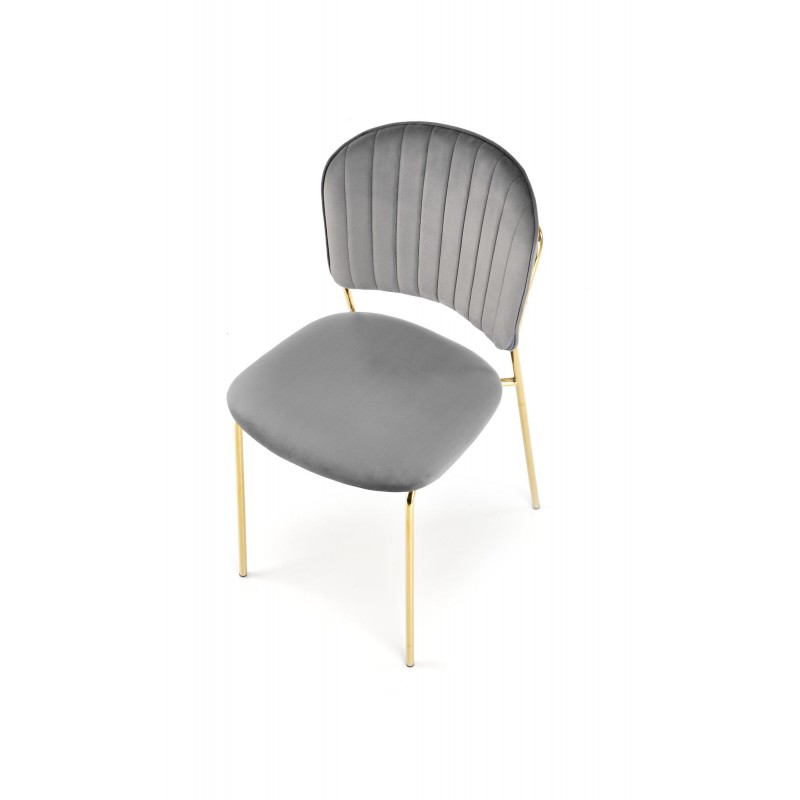 K499 krzesło popielaty