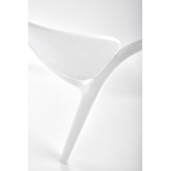 K491 krzesło plastik biały