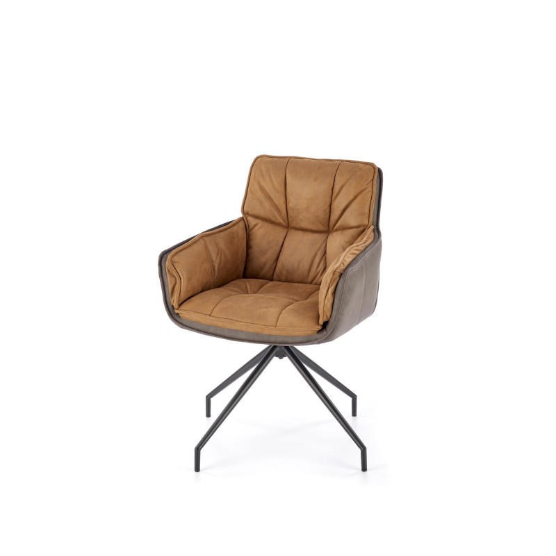 Krzesło Granada brązowy / ciemny brąz