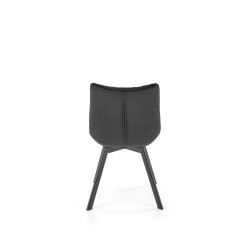 K520 krzesło nogi - czarne, siedzisko - czarny