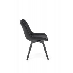 K520 krzesło nogi - czarne, siedzisko - czarny