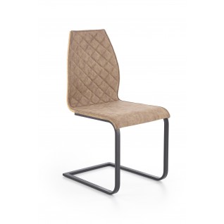 K265 krzesło czarny / brązowy / dąb miodowy (2p 4szt)