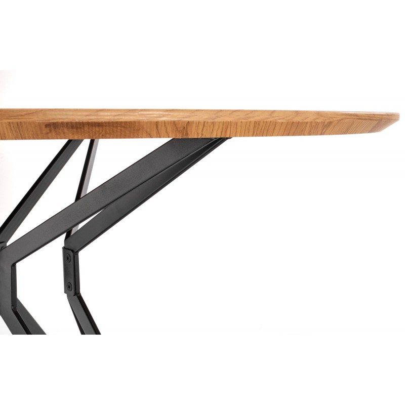 PIXEL2 stół dąb złoty / czarny (2p 1szt)