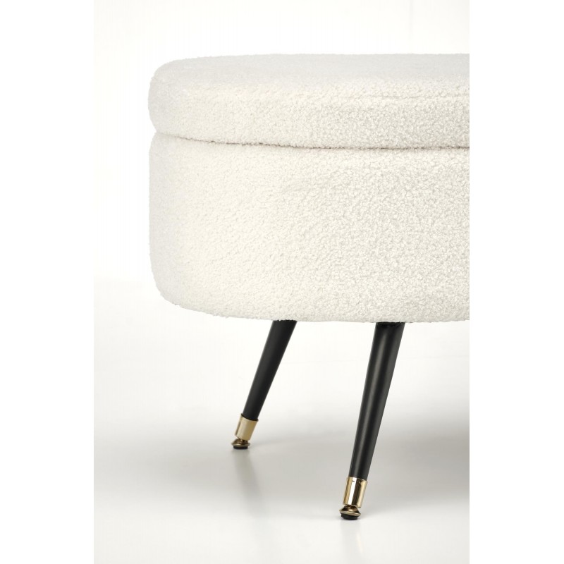 AVEIRO ławka z funkcją pojemnika, kremowy