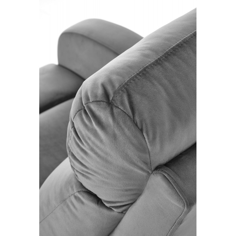 Rozkładany fotel Forest z funkcją kołyski popielaty