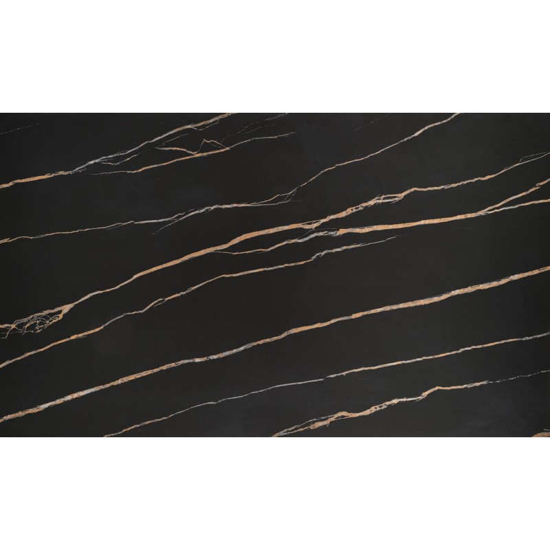 LOZANO stół rozkładany, czarny marmur / orzechowy